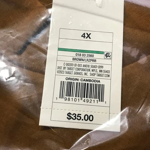 4X - Womens Maxi A-Line Dress - A New Day - Brown