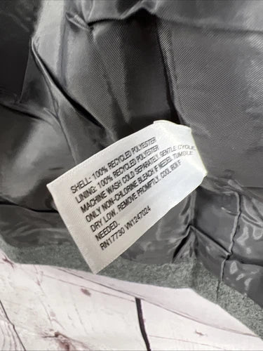 Women's Faux Wool Topcoat - A New Day Gray 2X