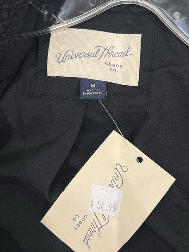 Women's Faux Shearling Coat - Universal Thread Black M