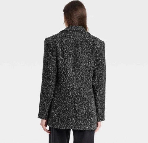 Women's Oversized Blazer - Universal Thread Black Size S