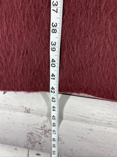 Women's Double Breasted Cocoon Overcoat - Universal Thread Maroon M