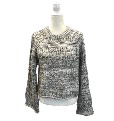 Universal Thread Women's Crewneck Pullover Sweater Gray Size Small