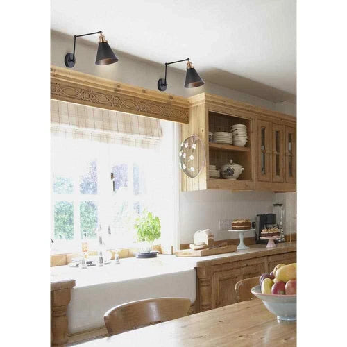 JONATHAN Y Rover 7 in. Adjustable Classic Glam Arm Metal LED Wall Sconce (2 PK)