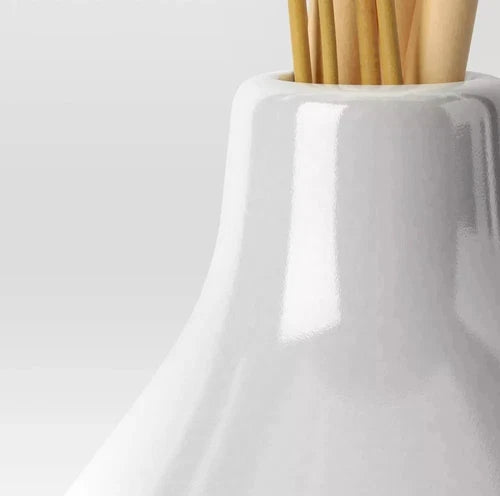 Threshold Set of 2 Wheat & Foxtail Luxe Pink Pampas Arrangement & Ceramic Vase