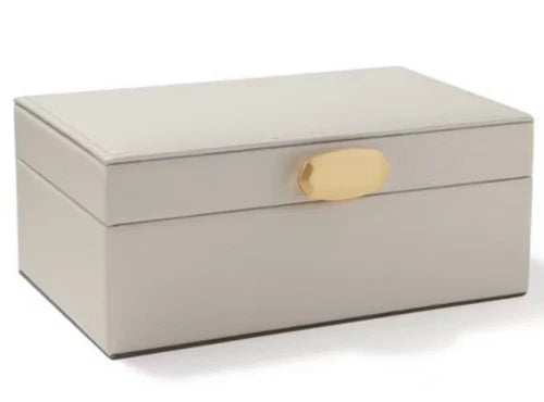 NEW Kendra Scott Faux Leather Jewelry Box # 215-16-3529 Gray